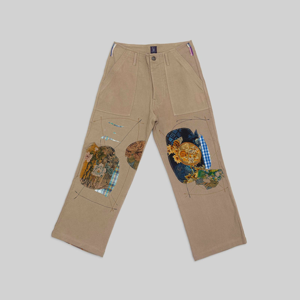 Handwoven Patched Pants - RES IPSA