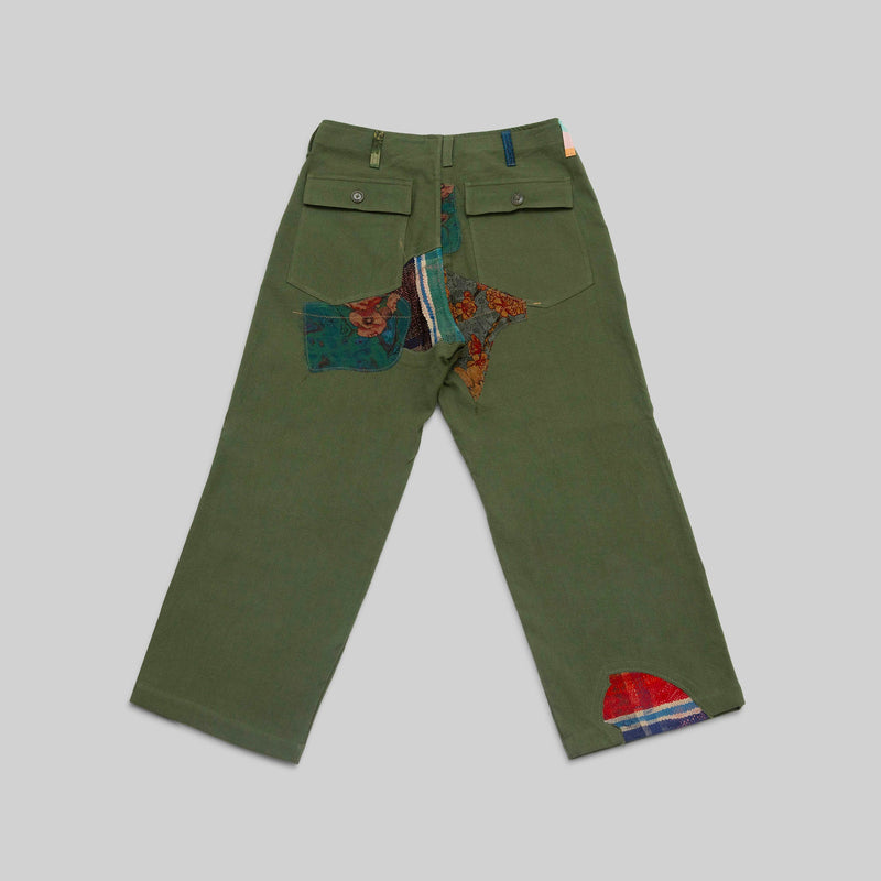 Handwoven Patched Pants - RES IPSA