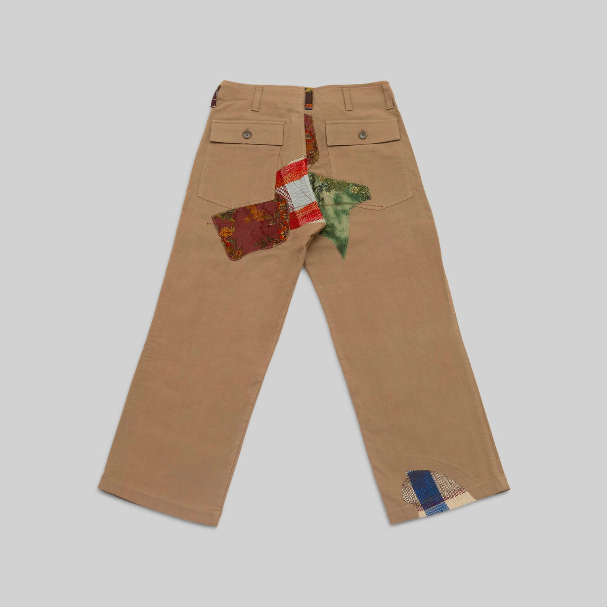 Handwoven Patched Pants - RES IPSA