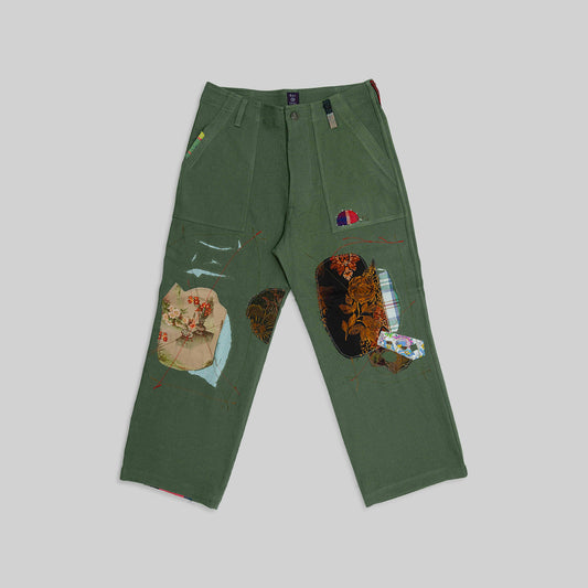 Handwoven Patched Pants - RES IPSA