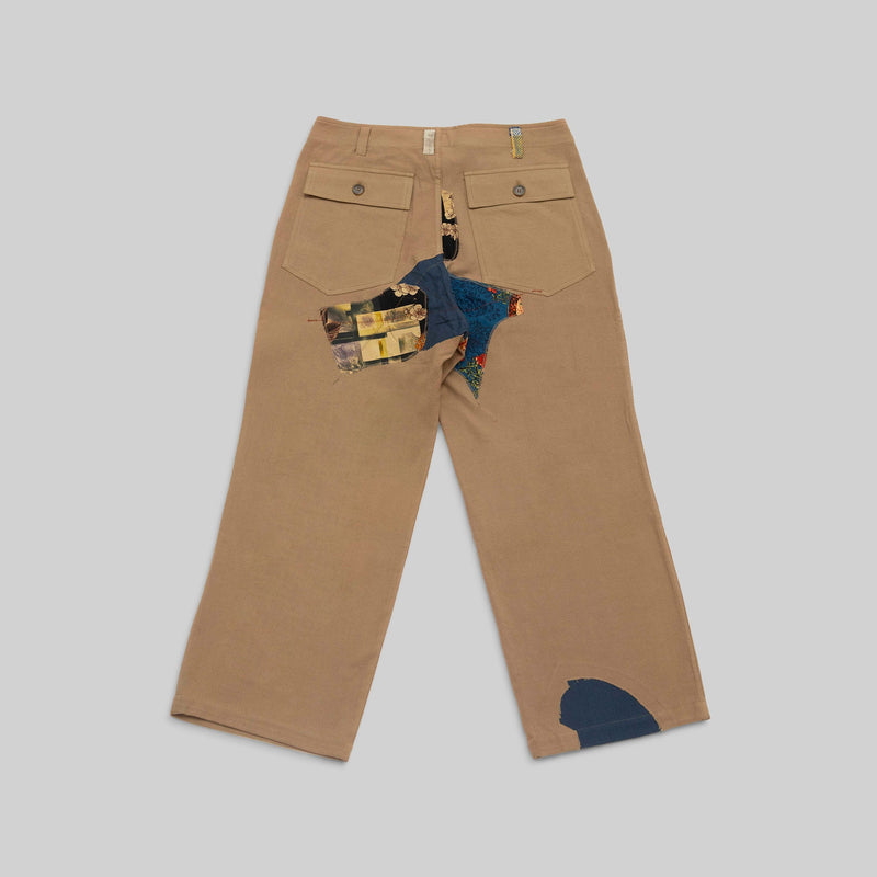 Handwoven Patched Pants - RES IPSA