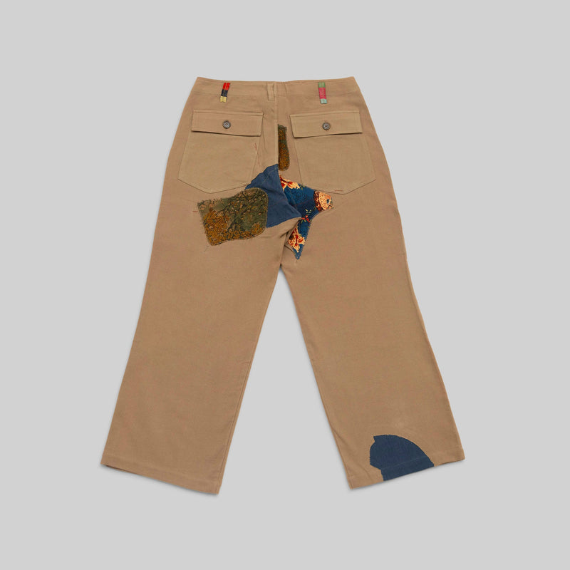 Handwoven Patched Pants - RES IPSA