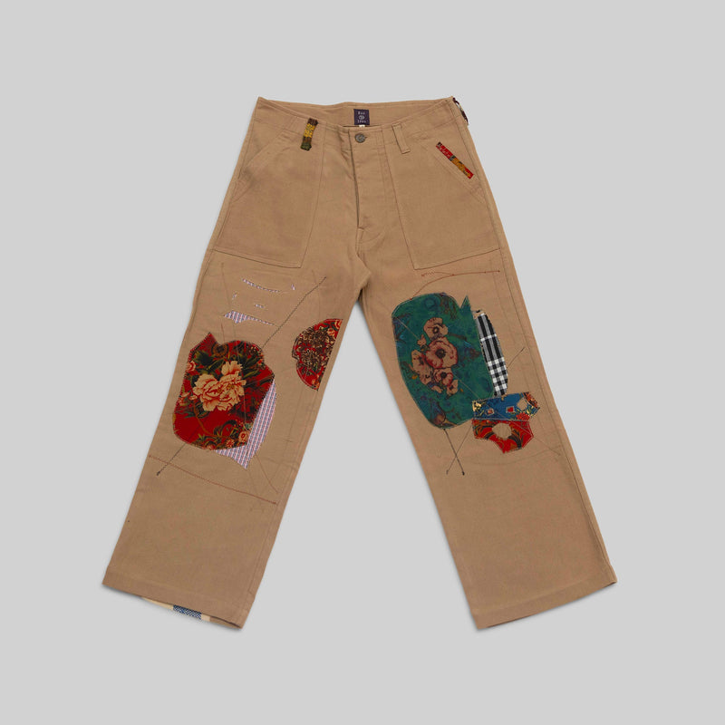 Handwoven Patched Pants - RES IPSA