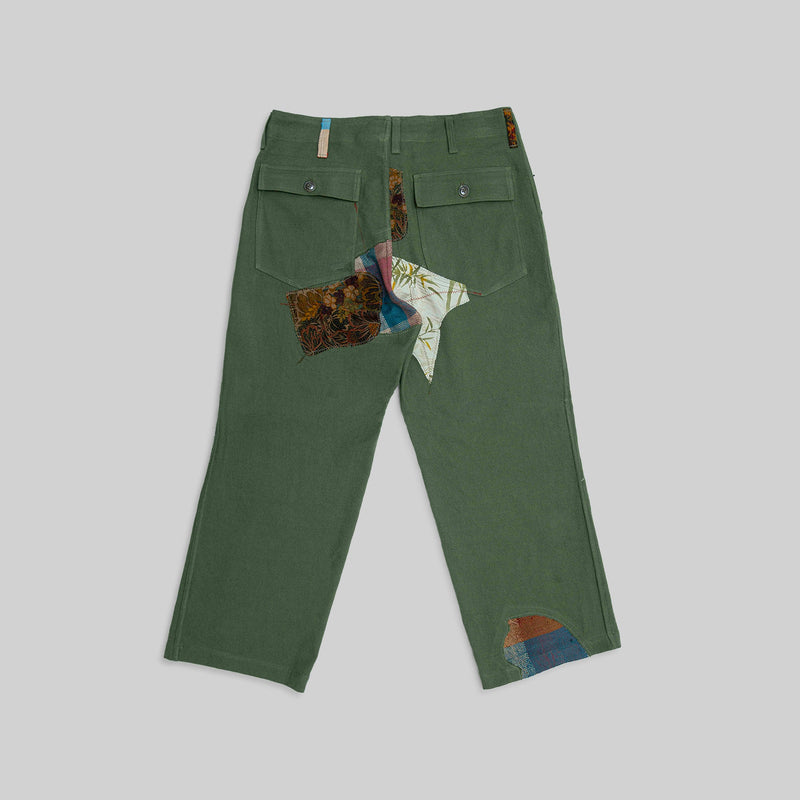 Handwoven Patched Pants - RES IPSA