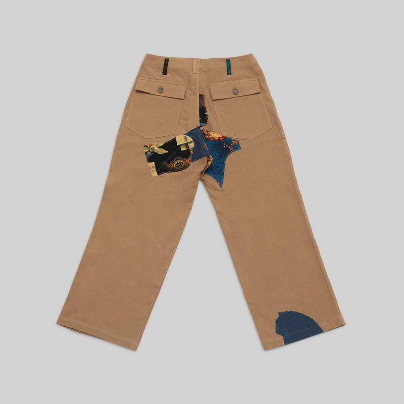 Handwoven Patched Pants - RES IPSA