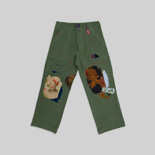Handwoven Patched Pants - RES IPSA
