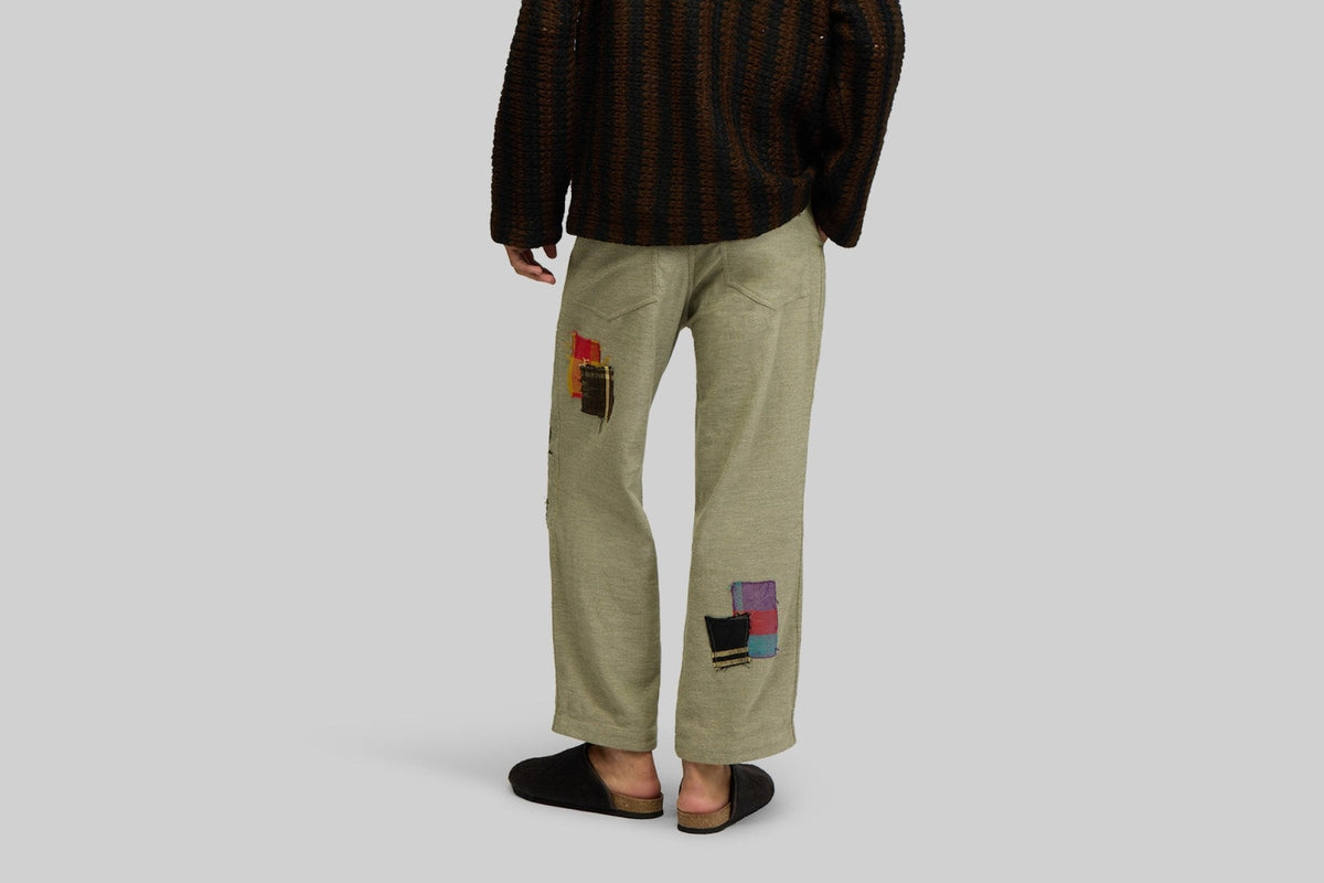 Handwoven Patched Pants - RES IPSA