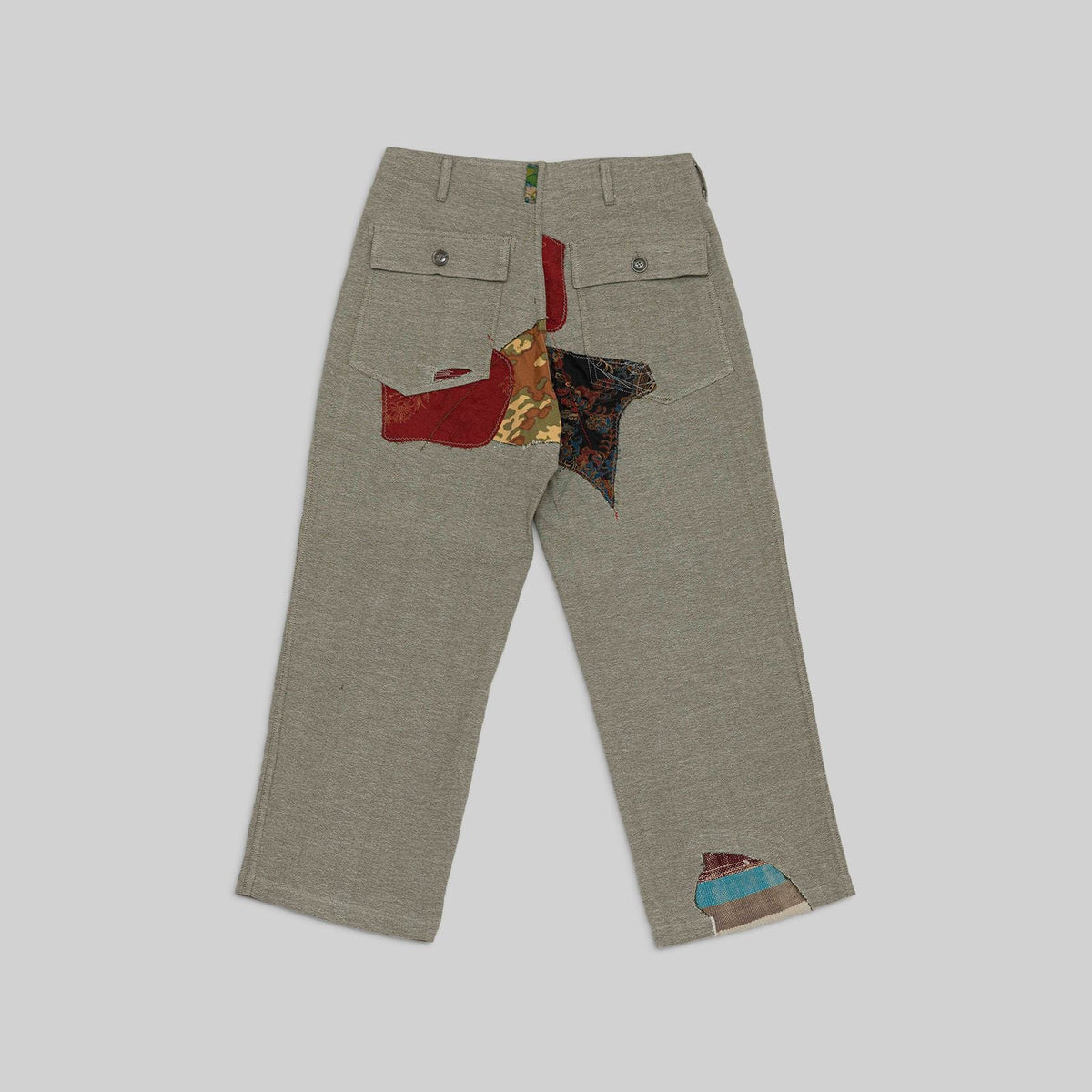 Handwoven Patched Pants - RES IPSA