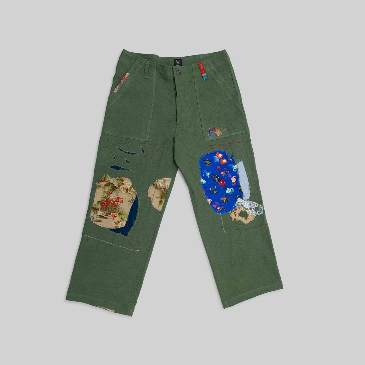 Handwoven Patched Pants - RES IPSA
