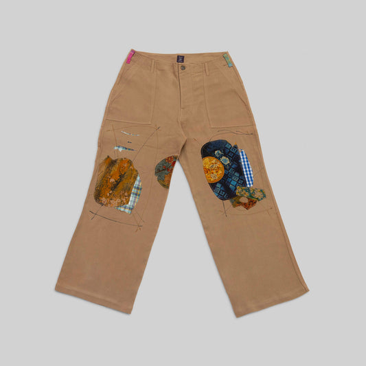Handwoven Patched Pants - RES IPSA