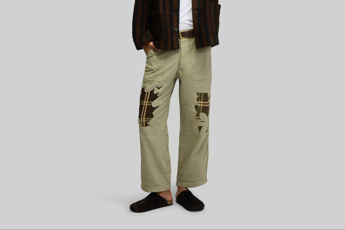 Handwoven Patched Pants - RES IPSA