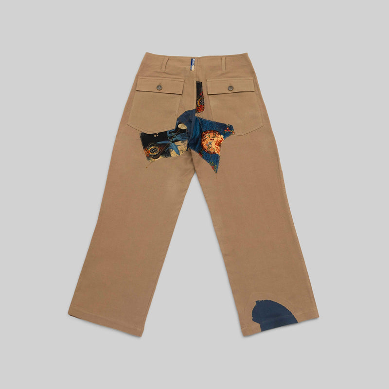 Handwoven Patched Pants - RES IPSA