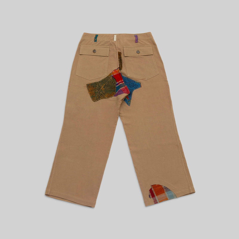 Handwoven Patched Pants - RES IPSA