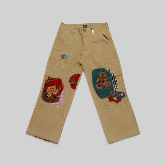 Handwoven Patched Pants - RES IPSA