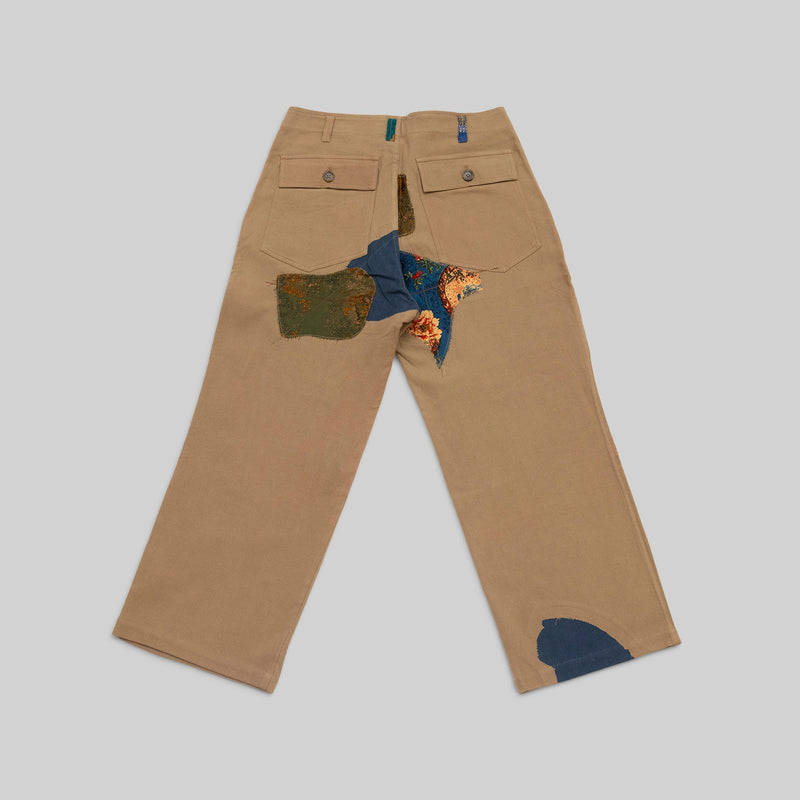 Handwoven Patched Pants - RES IPSA
