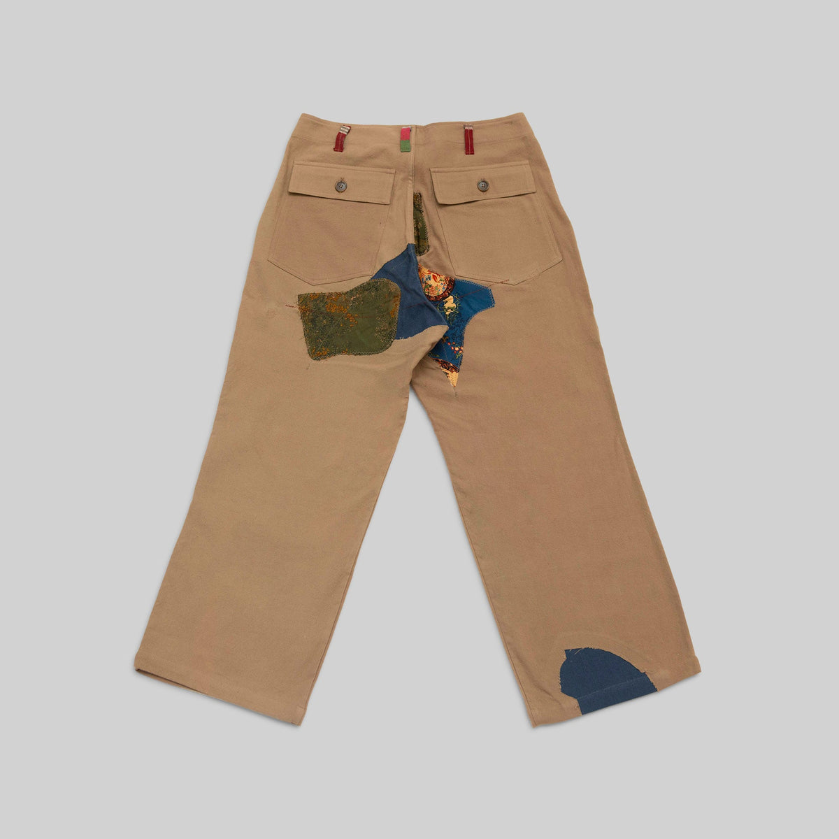 Handwoven Patched Pants - RES IPSA