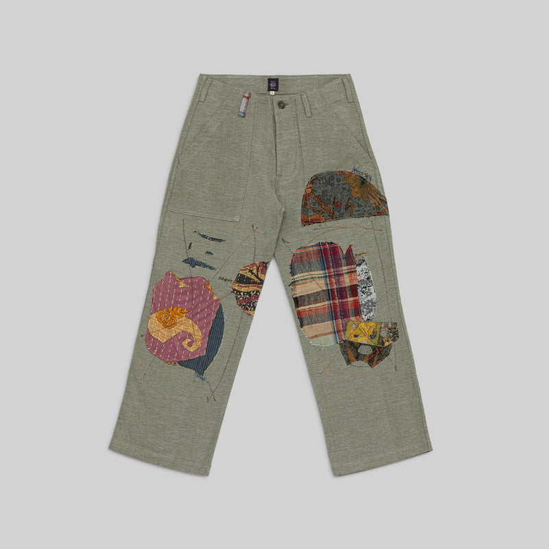 Handwoven Patched Pants - RES IPSA