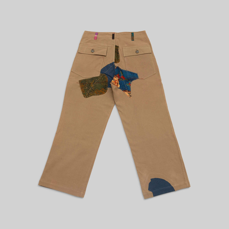 Handwoven Patched Pants - RES IPSA