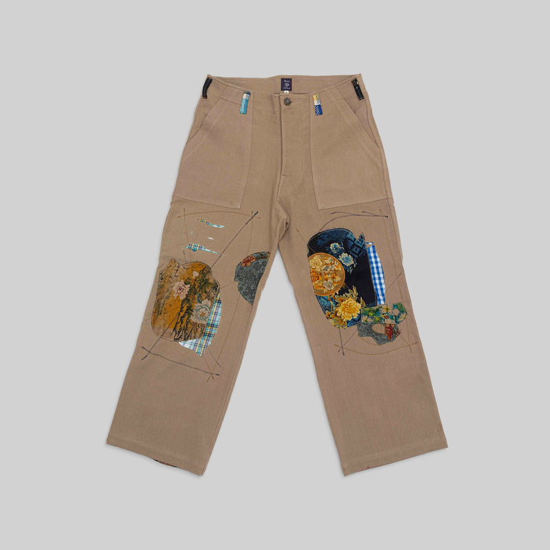 Handwoven Patched Pants - RES IPSA