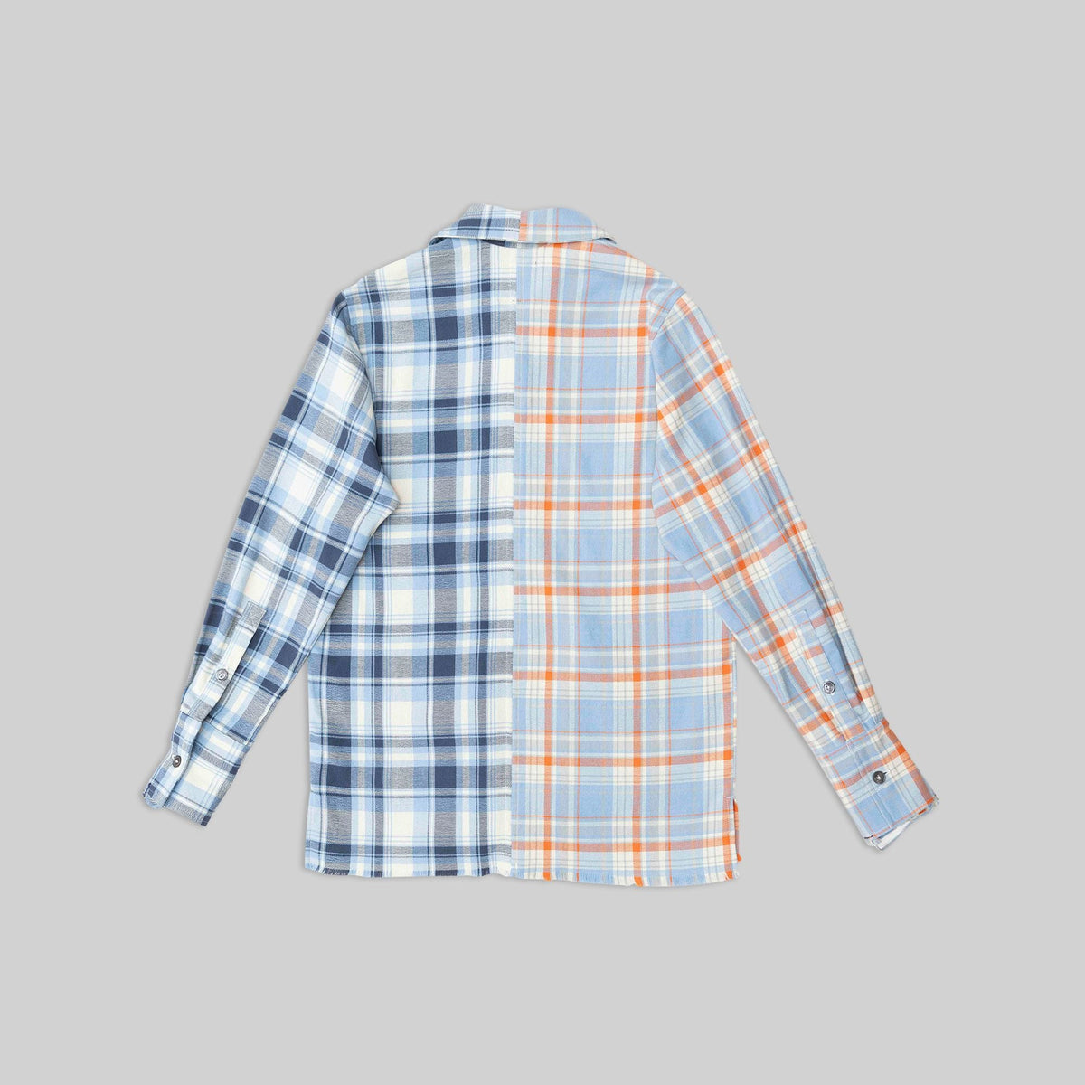 Handwoven Patchwork Plaid Shirt - RES IPSA