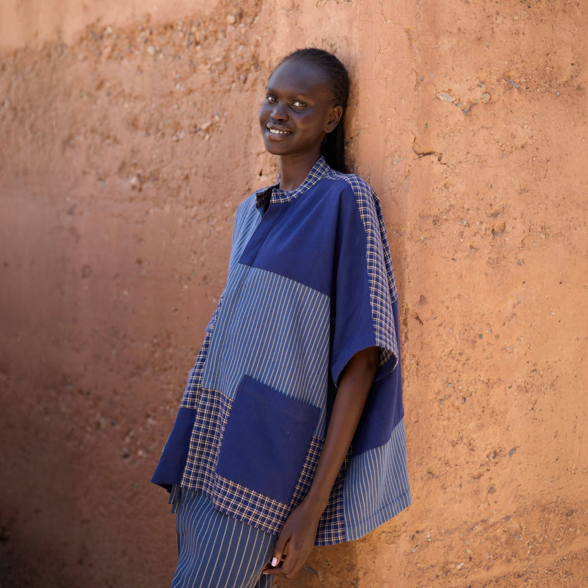 Handwoven Patchwork Short Kaftan - RES IPSA