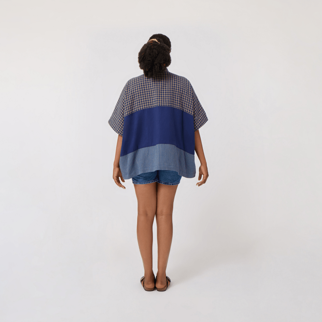 Handwoven Patchwork Short Kaftan - RES IPSA