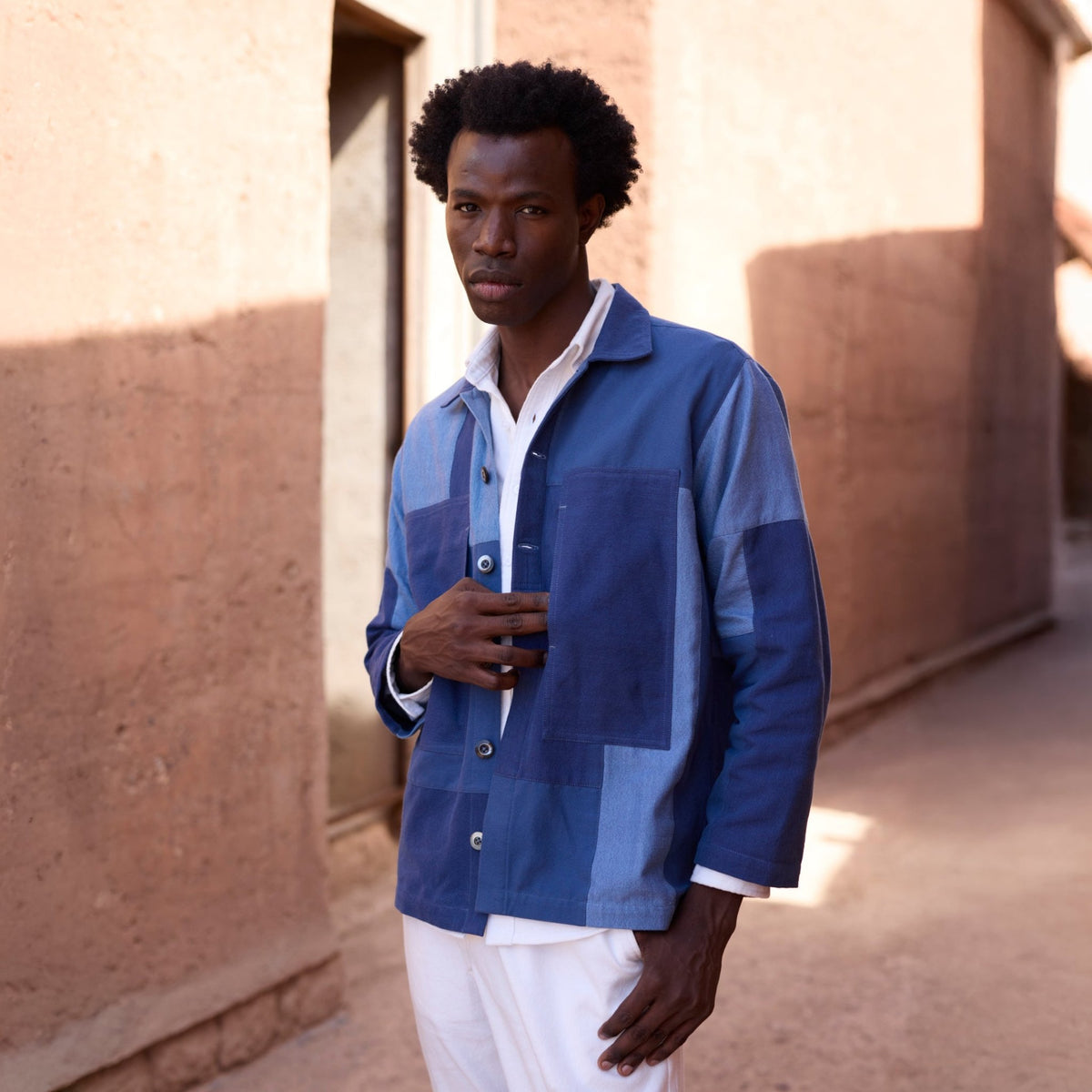 Handwoven Patchwork Workshirt - RES IPSA