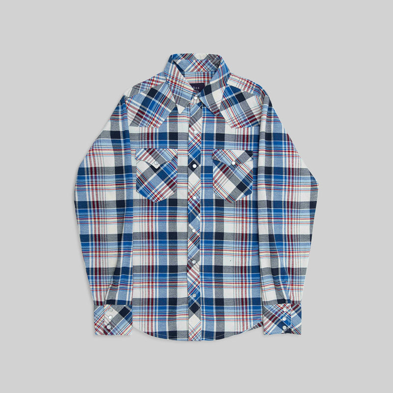 Handwoven Plaid Western Shirt - RES IPSA