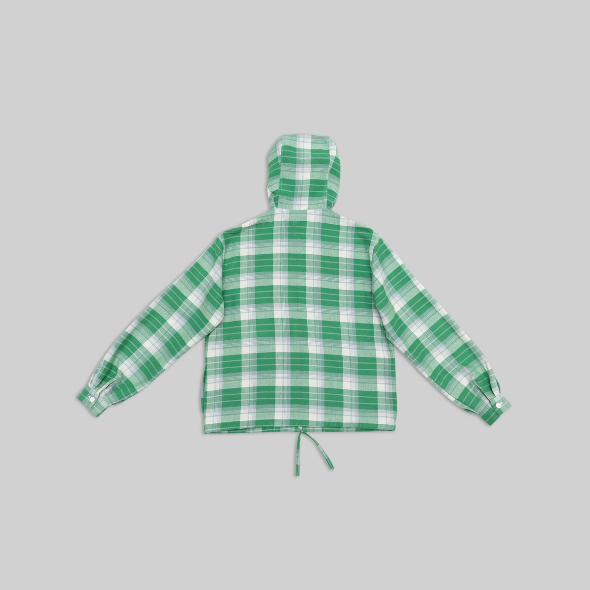 Handwoven Plaid Zip Hoodie - RES IPSA