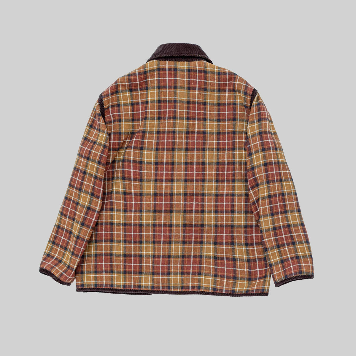 Handwoven Reversible Jacket with Corduroy Trim - RES IPSA