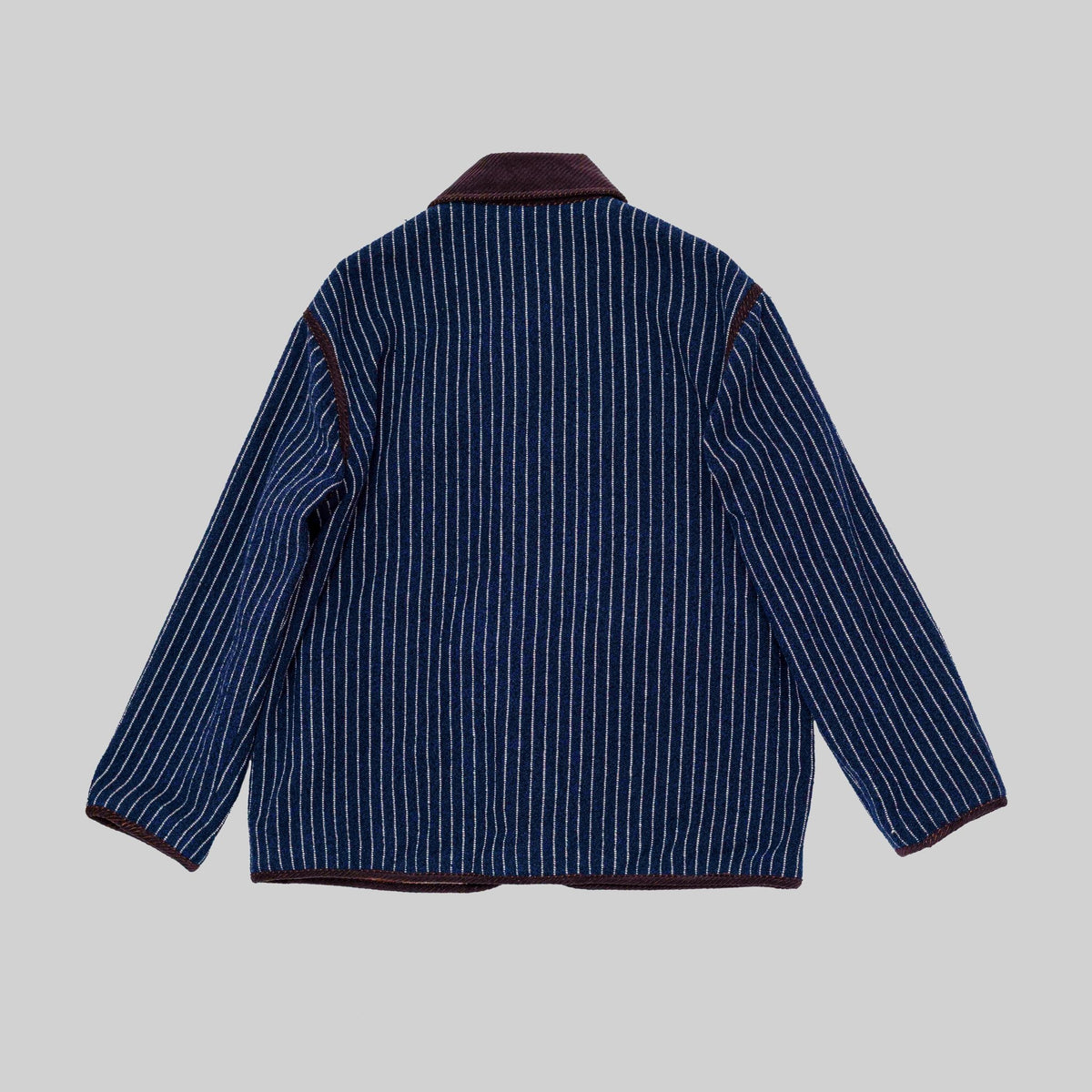 Handwoven Reversible Jacket with Corduroy Trim - RES IPSA