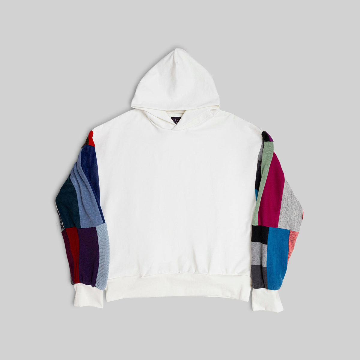 Hoodie with Vintage Knit Sleeves - RES IPSA