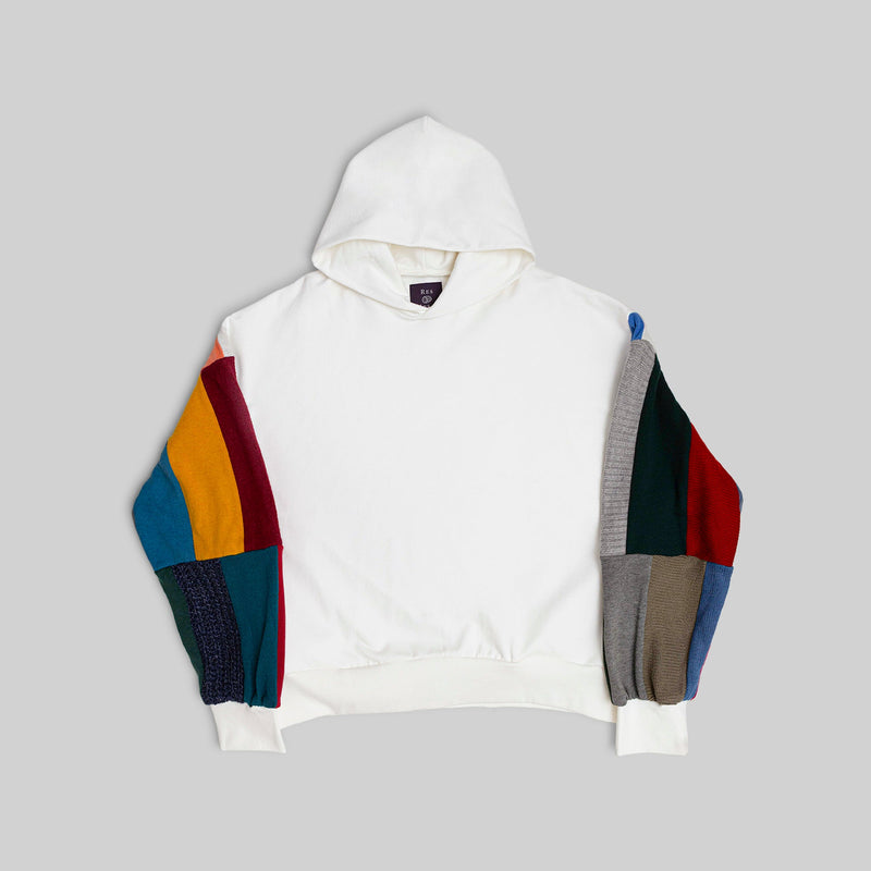 Hoodie with Vintage Knit Sleeves - RES IPSA