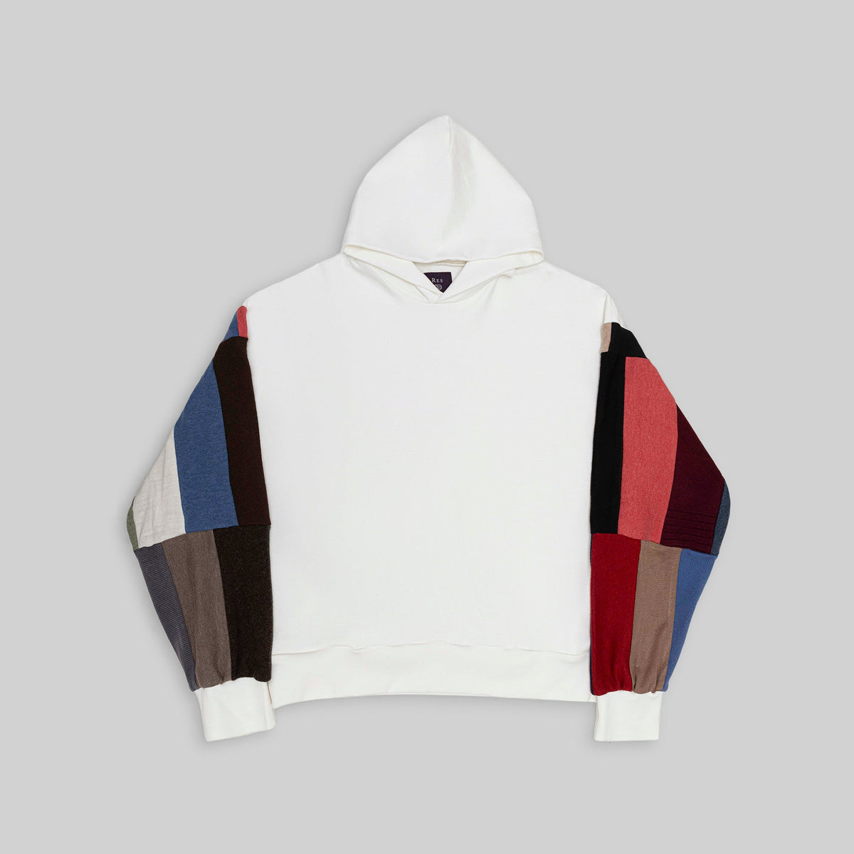 Hoodie with Vintage Knit Sleeves - RES IPSA