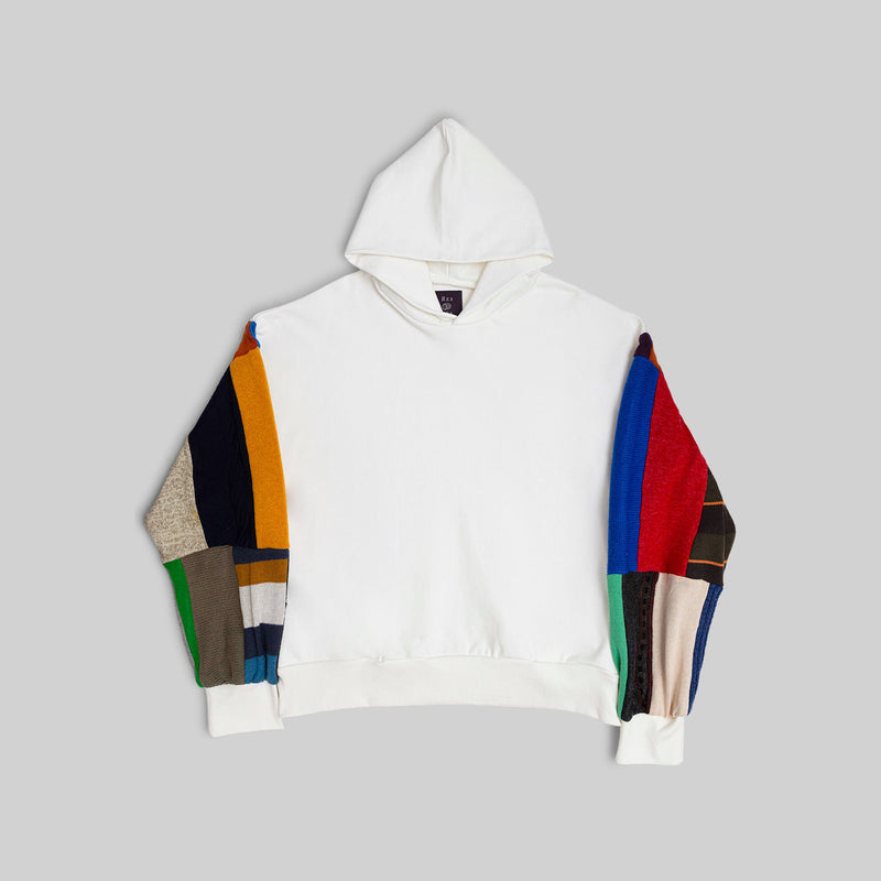 Hoodie with Vintage Knit Sleeves - RES IPSA