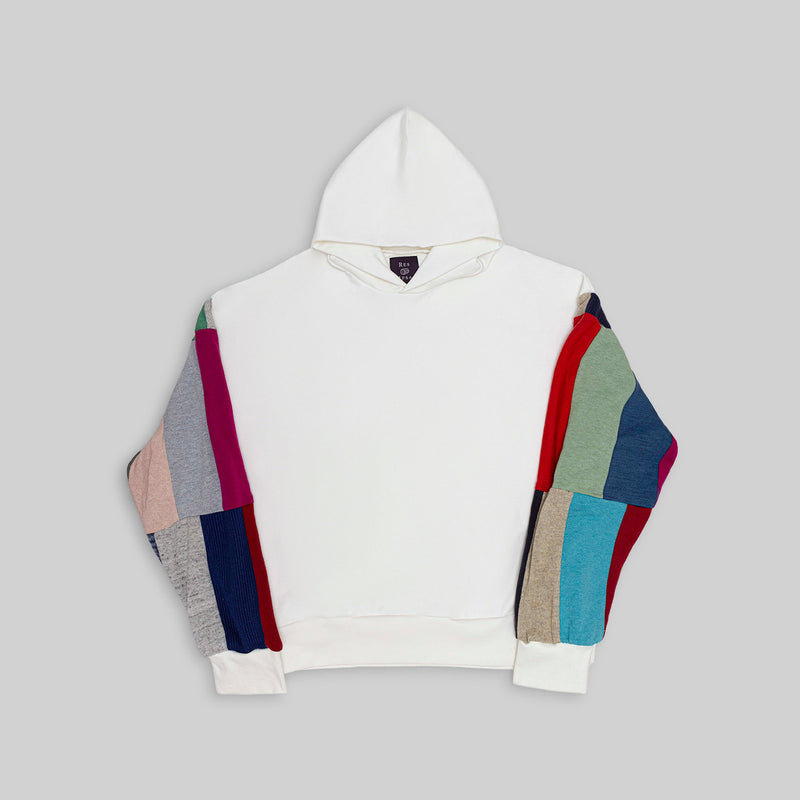 Hoodie with Vintage Knit Sleeves - RES IPSA