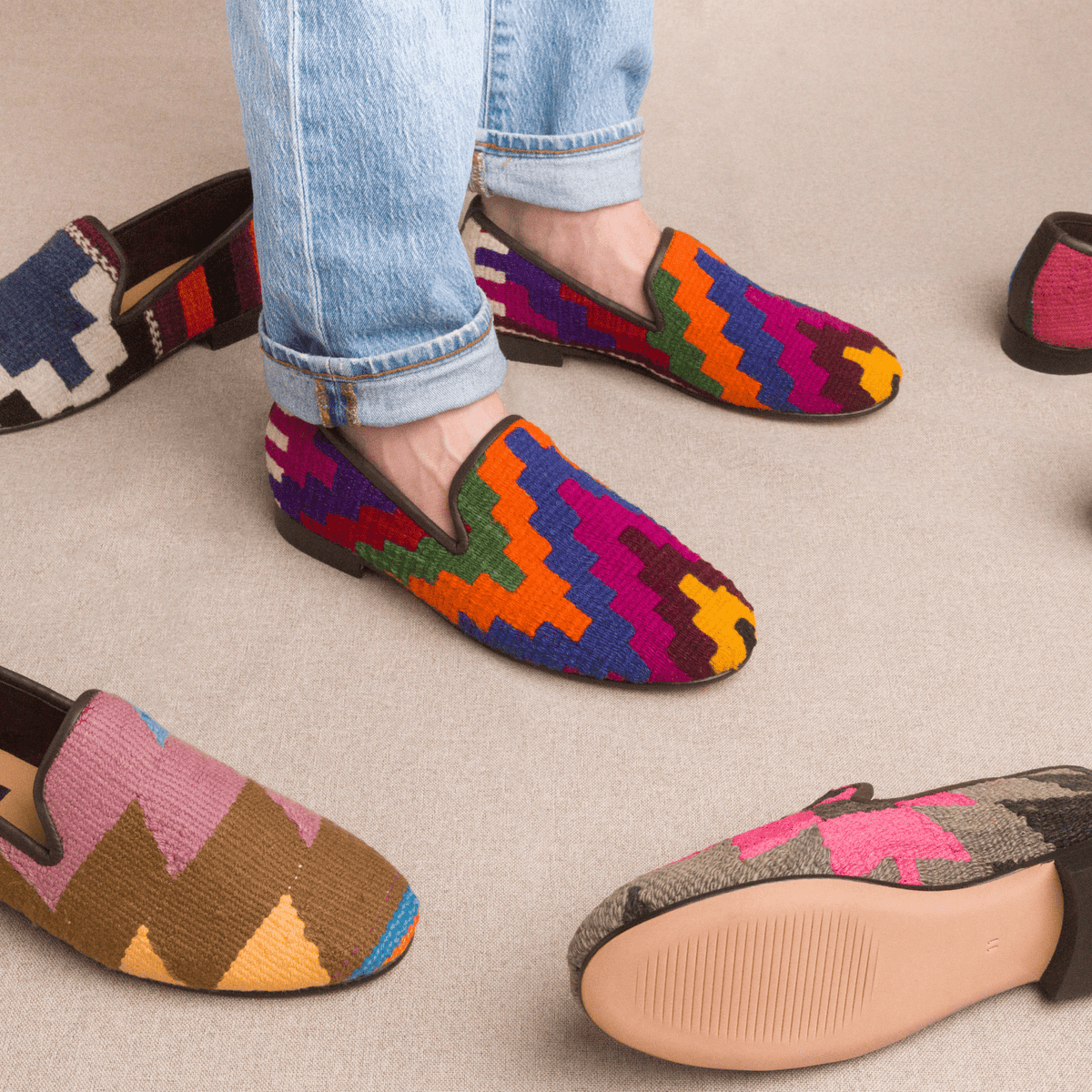 Men's Kilim Loafer Size 7 - RES IPSA