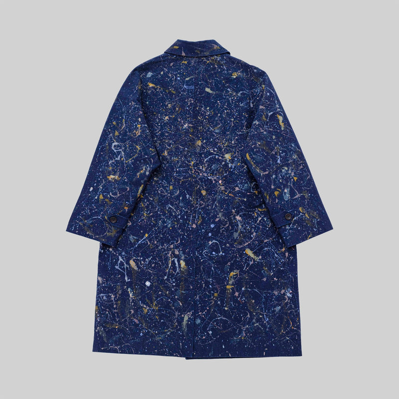 Navy Paint Splatter Coat - RES IPSA