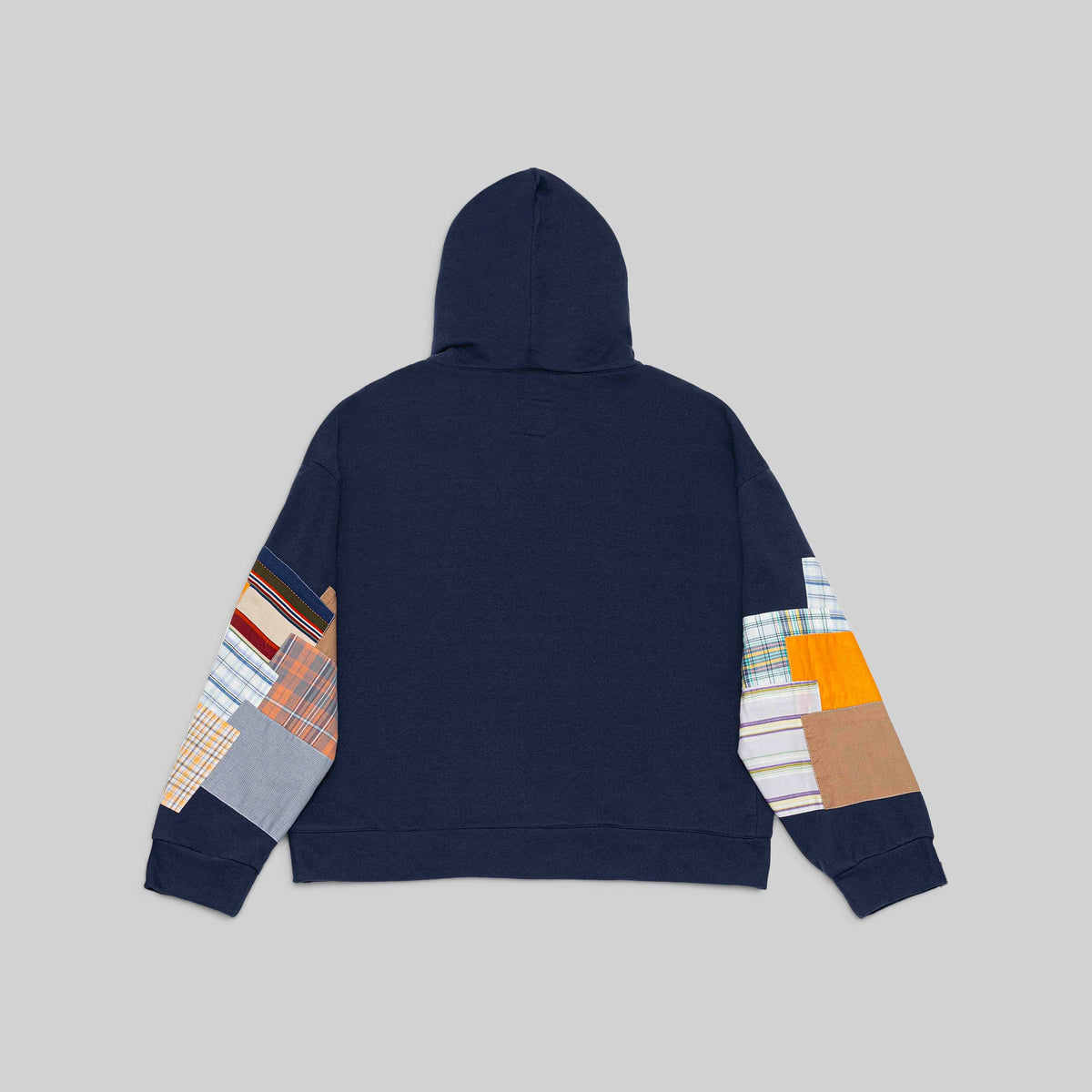 Navy Patchwork Hoodie - RES IPSA