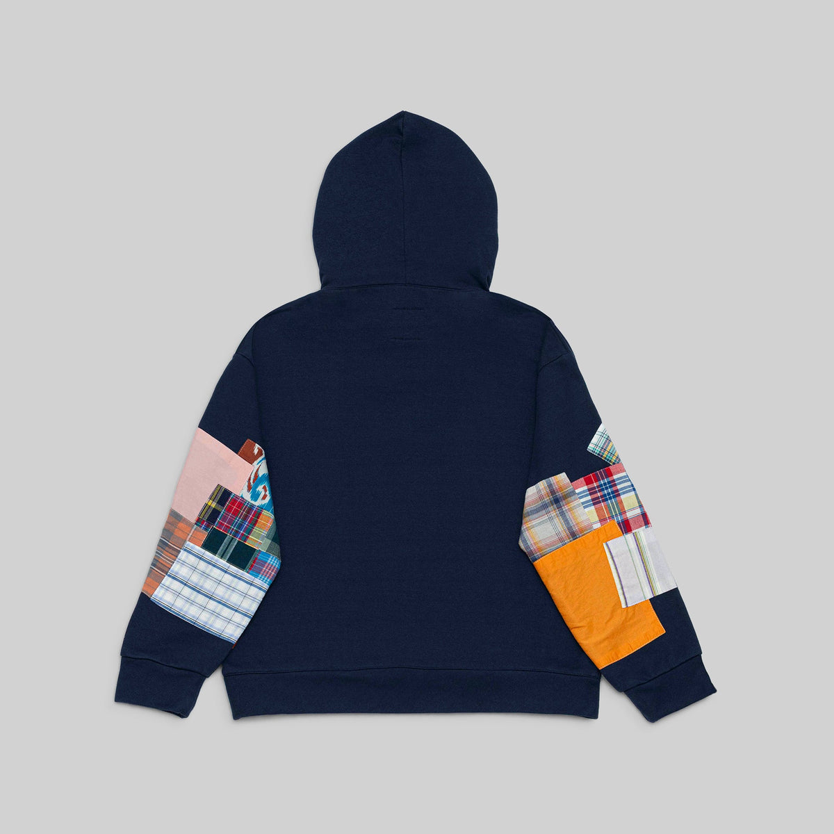 Navy Patchwork Hoodie - RES IPSA