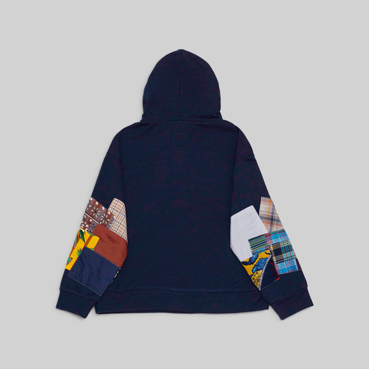 Navy Patchwork Hoodie - RES IPSA