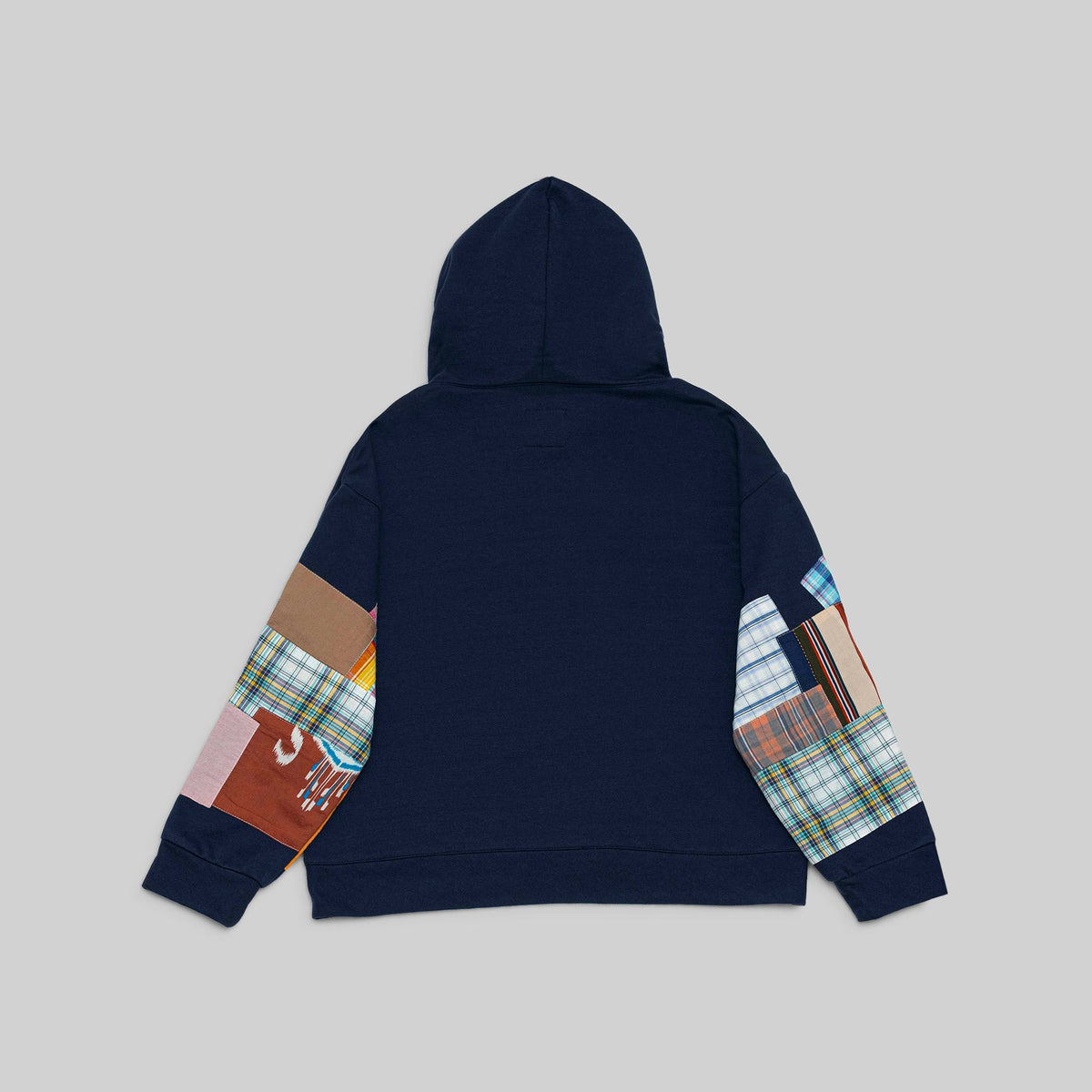 Navy Patchwork Hoodie - RES IPSA