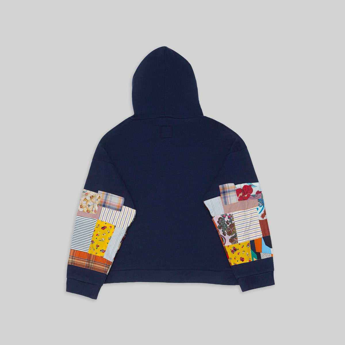 Navy Patchwork Hoodie - RES IPSA