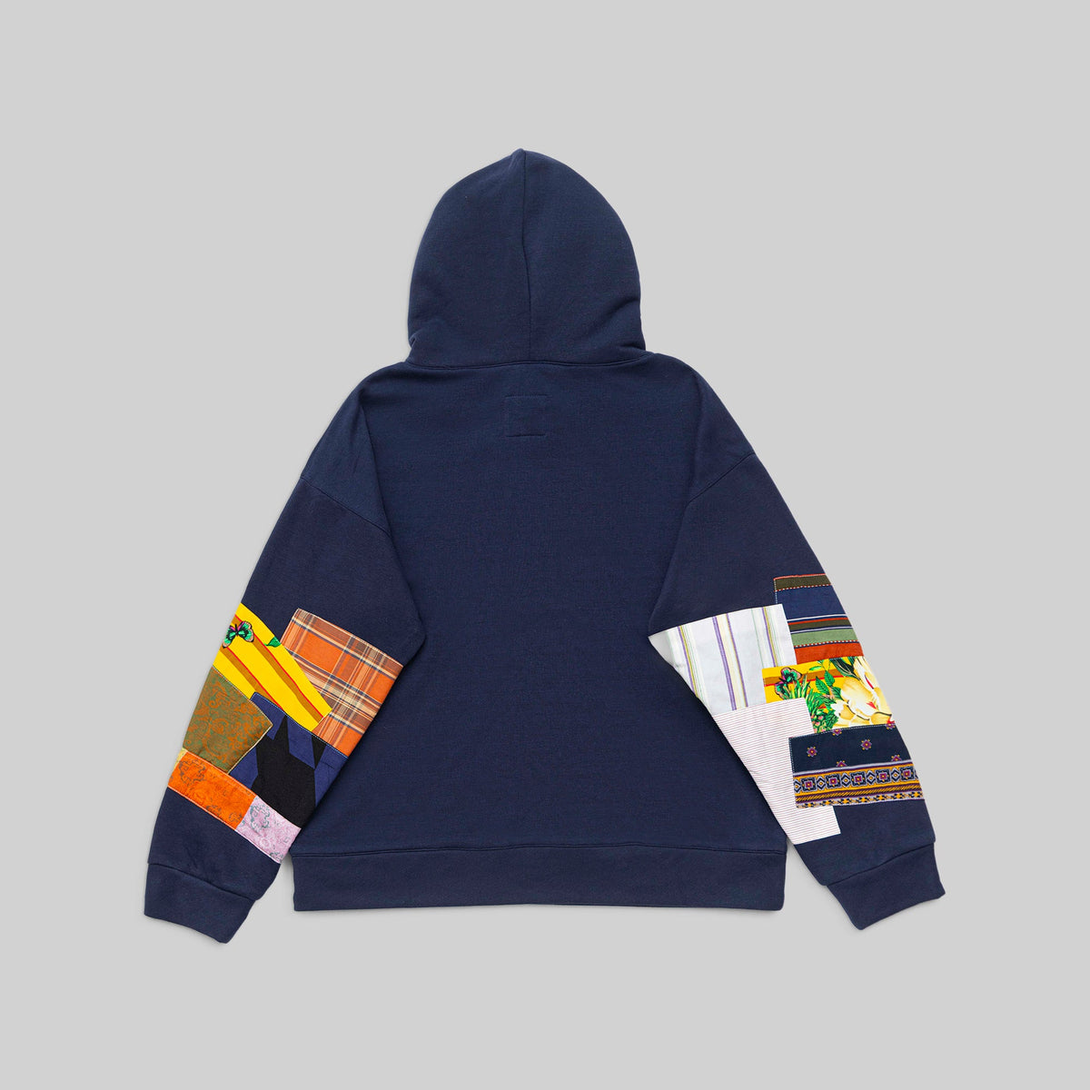 Navy Patchwork Hoodie - RES IPSA