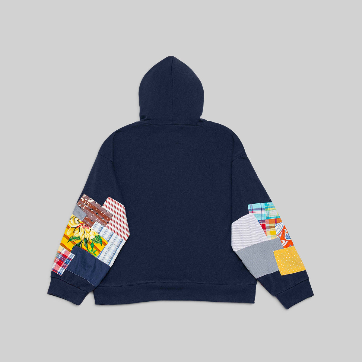 Navy Patchwork Hoodie - RES IPSA