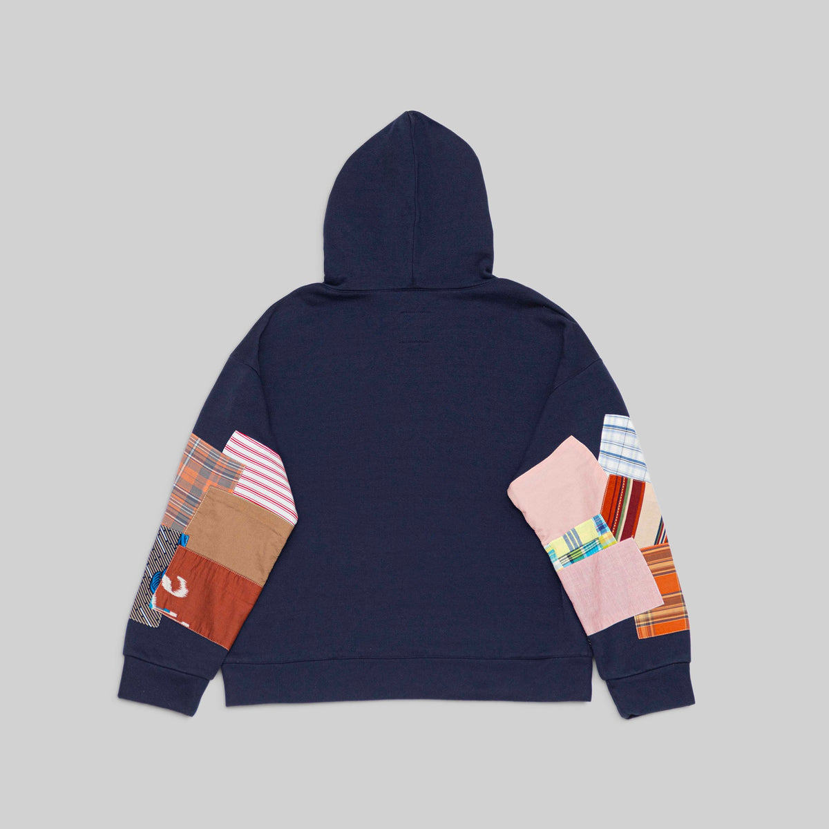 Navy Patchwork Hoodie - RES IPSA