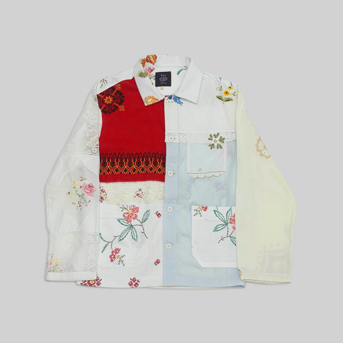 Patchwork Cotton Workshirt - RES IPSA