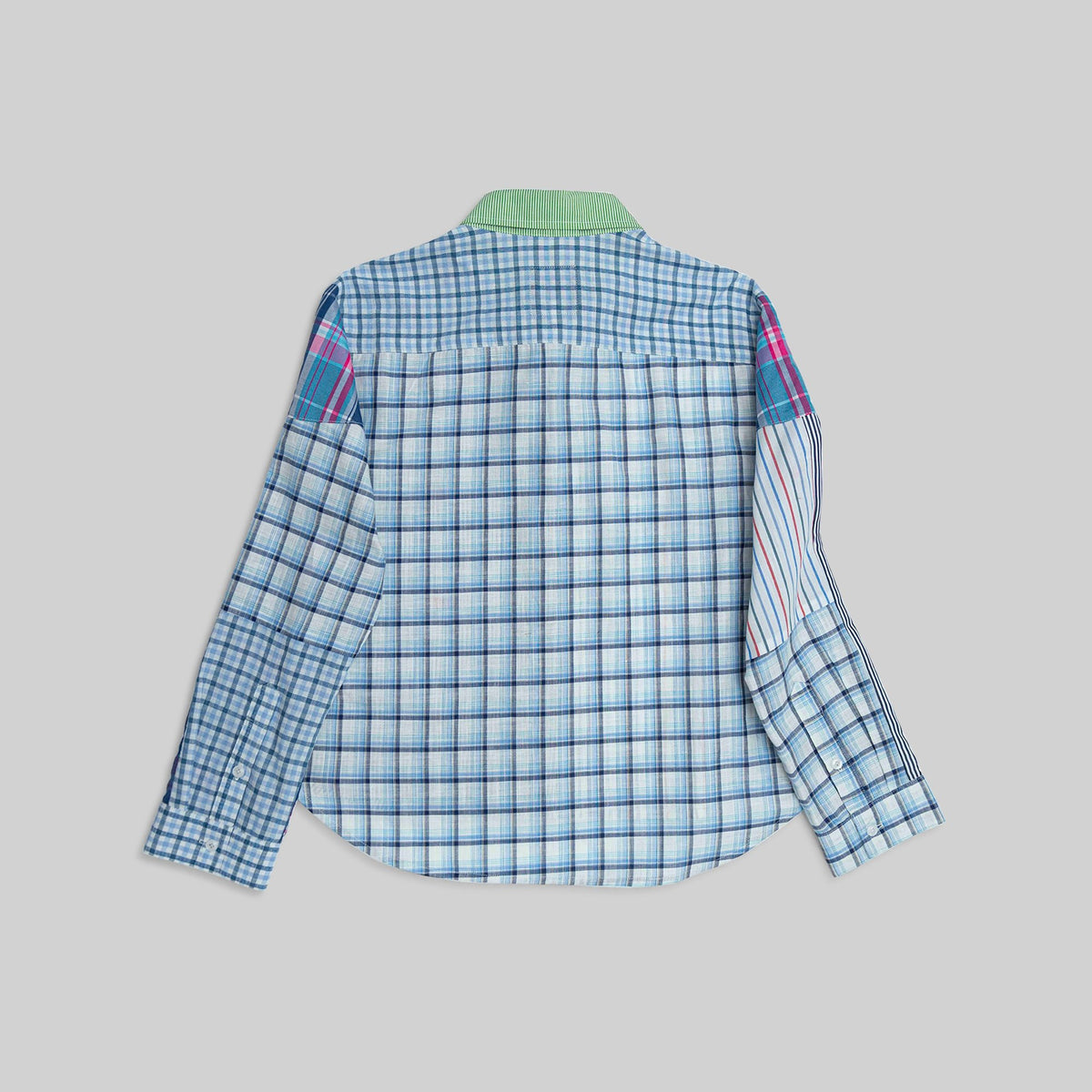Patchwork Cropped Shirt - RES IPSA