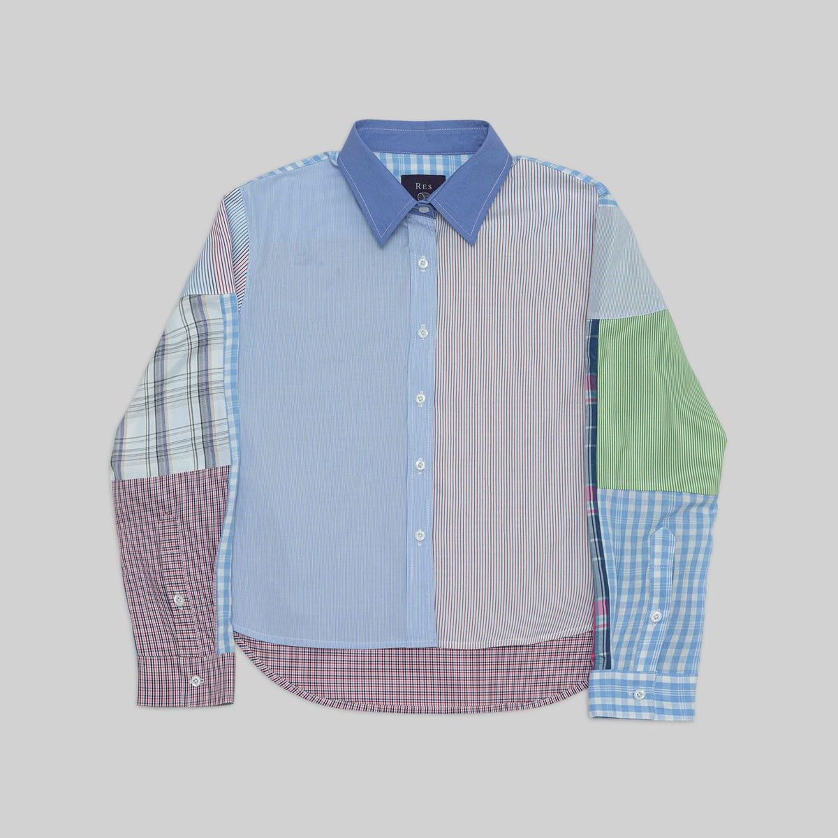 Patchwork Cropped Shirt - RES IPSA