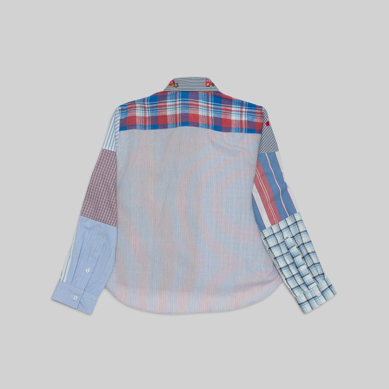 Patchwork Cropped Shirt - RES IPSA